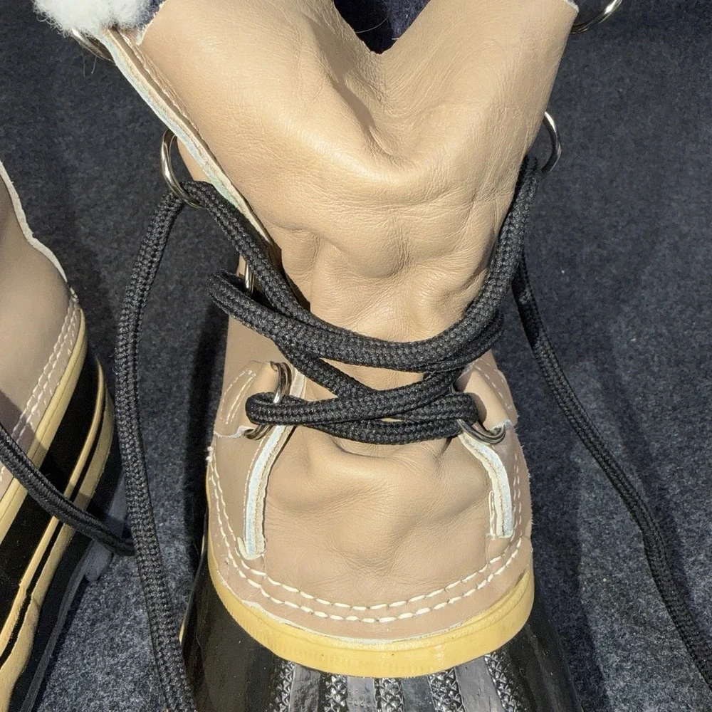 Vintage‎ Sorel Kaufman Caribou Snow Boots Women's Size 8 Made in Canada.